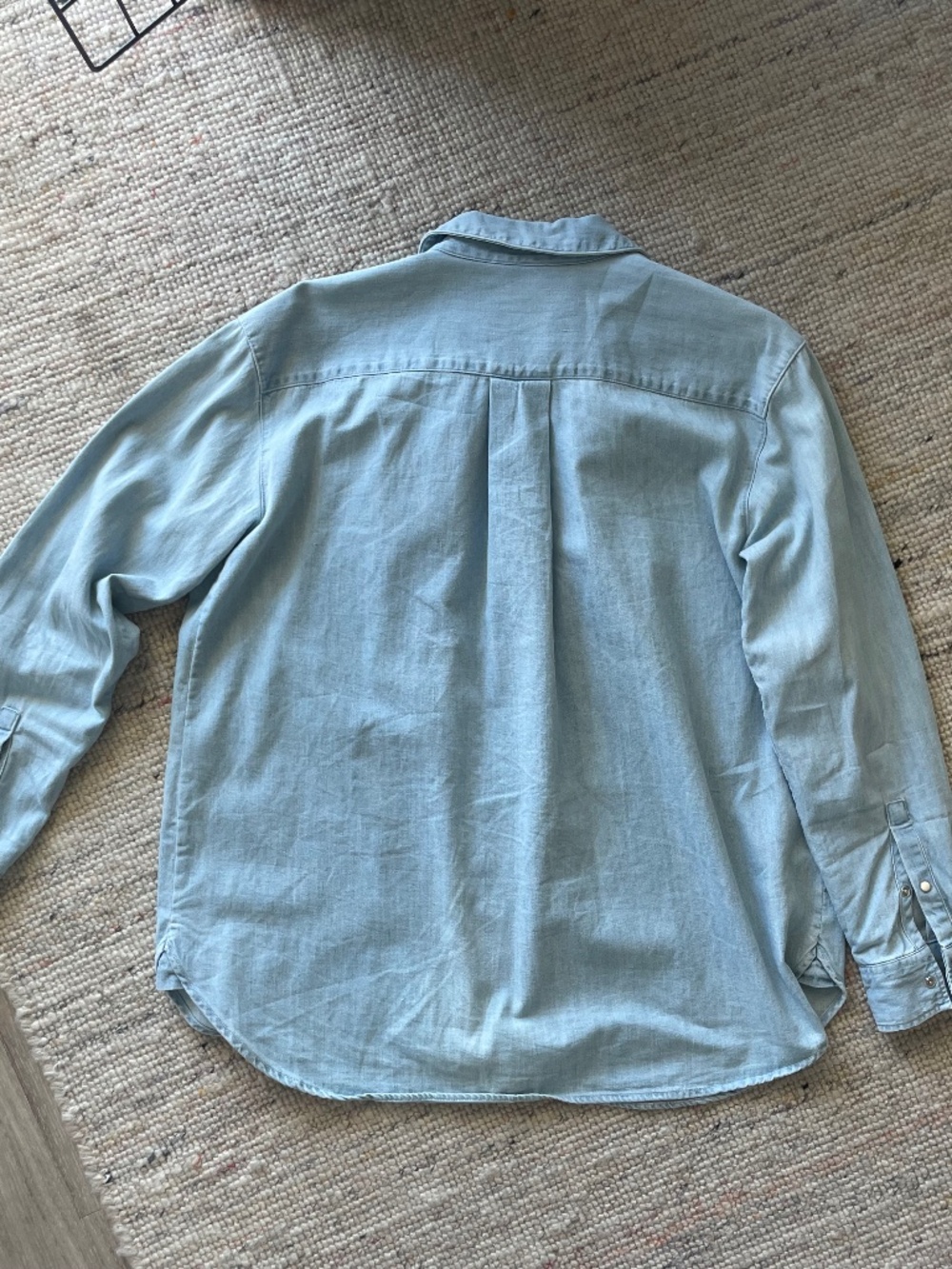 Sezane Denim Max Shirt - Picture 4 of 4